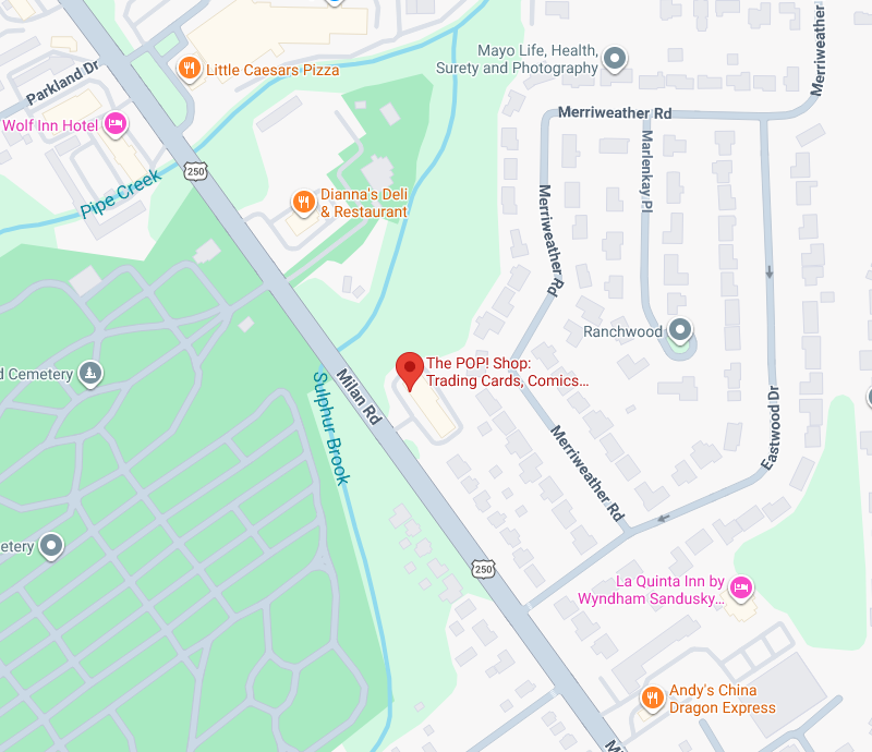 Map to The POP! Shop