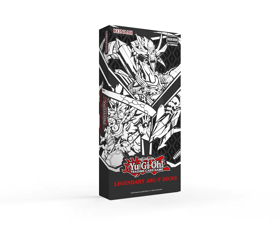 Yu-Gi-Oh Legendary Arc-V Decks Packaging facing right.
