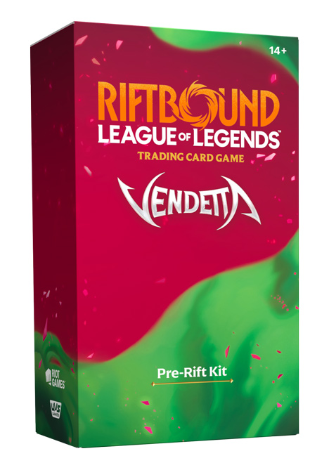 Riftbound TCG Vendetta Set Pre-Rift Prerelease Event Kit.