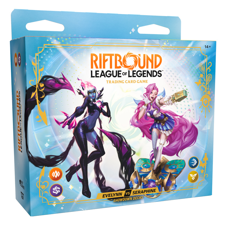 Riftbound TCG Radiance Showdown Decks box.