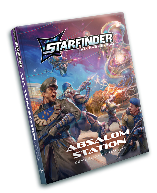 "Absalom Station" rulebook for Starfinder 2E.