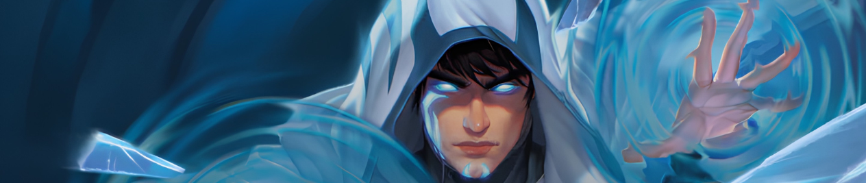 Jace Beleren attempting to fix the fractured Multiverse in Magic: The Gathering.