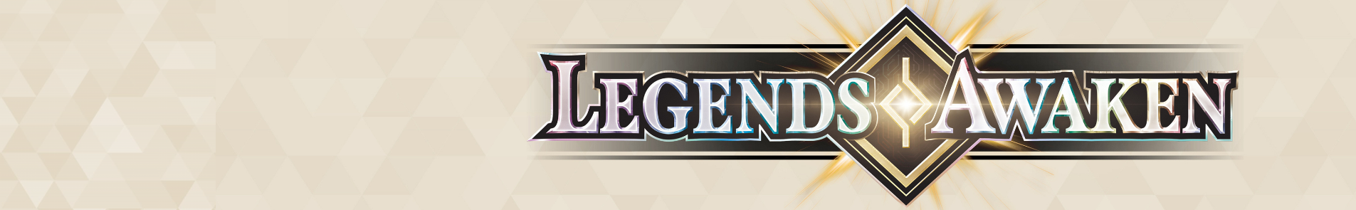 Palworld Official Card Game banner featuring the Legends Awakened set logo.