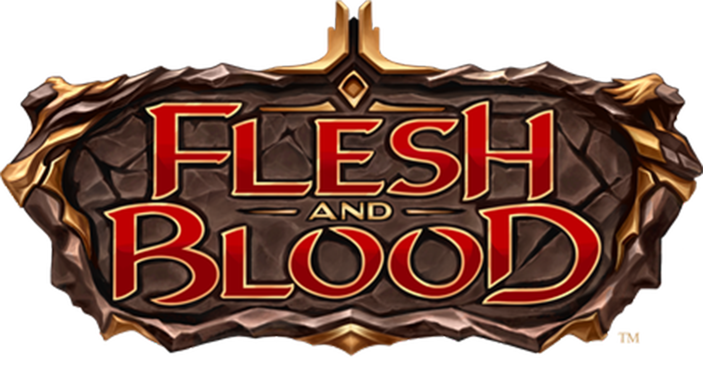 Flesh and Blood Trading Card Game logo — singles and sealed product at The Pop Shop Sandusky