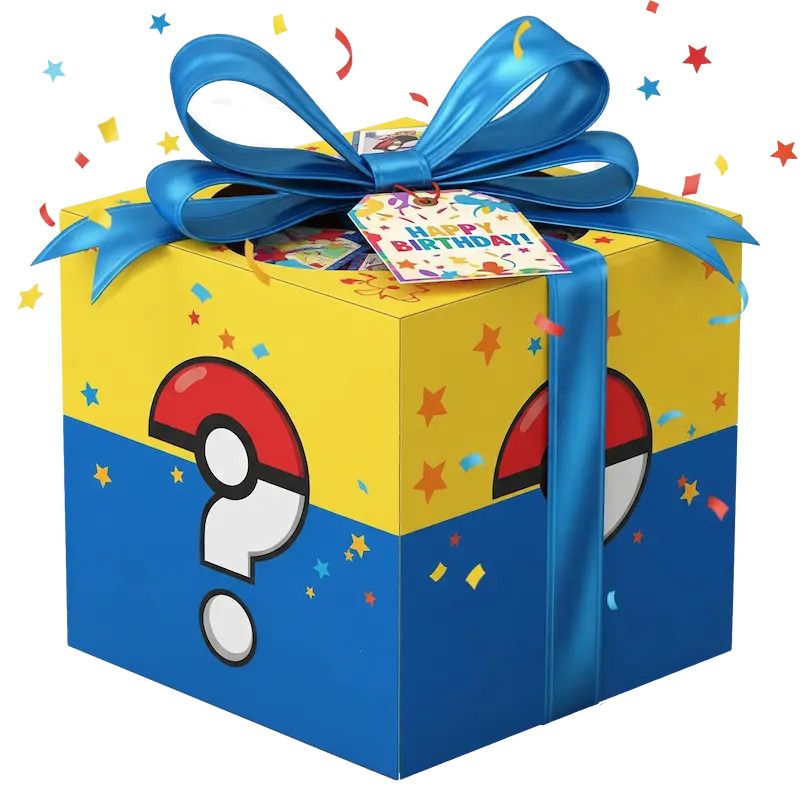 Pokémon mystery gift box — hobby gifts and starter sets at The Pop Shop Sandusky
